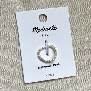 Madewell Pearl Beaded Ring